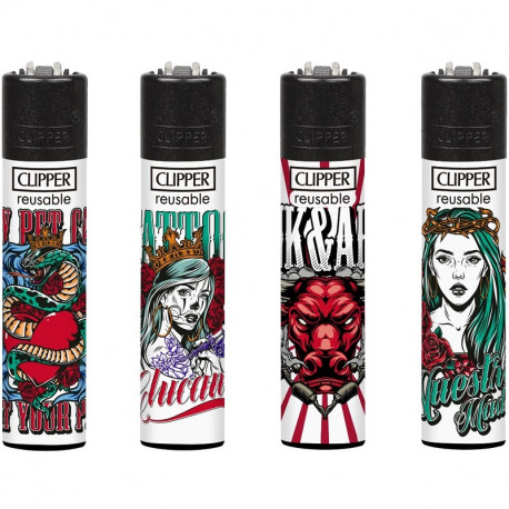 Zapalniczka Clipper Hard Tattoo 2