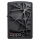 Zippo Black Abstract Design