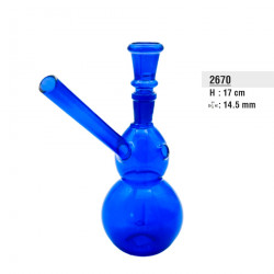 Bongo Glass Blue 25cm