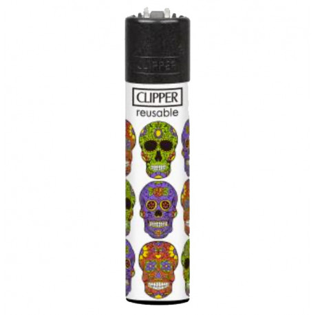 Zapalniczka Clipper Triple Skull