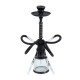 Shisha John 2 węże 47cm black