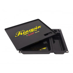 Tacka RAW Kingpin Mafioso z przegródkami pokrywą Rolling Tray