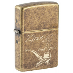 Zapalniczka Zippo benzynowa Pipe Design Antique Brass