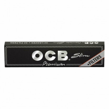 Bibułki OCB Slim Premium plus filters