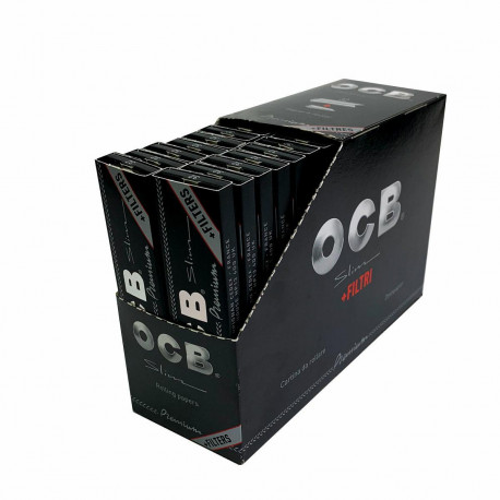 Bibułki OCB Slim Premium Plus Filters BOX