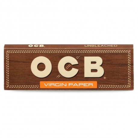 Bibułki OCB Virgin Brown single 50 bibułek