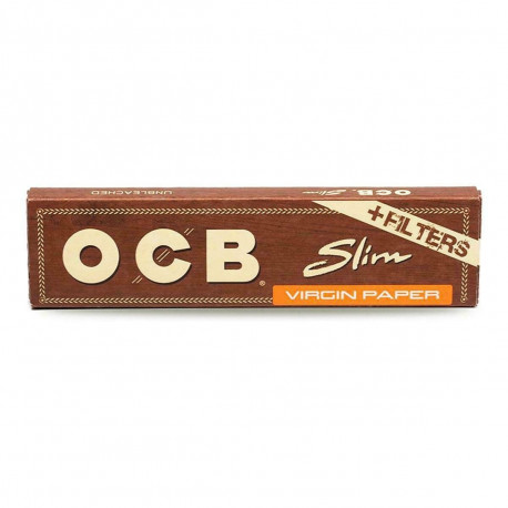 Bibułki OCB Virgin Brown Slim + filtry