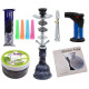 Shisha Jack 2 węże 57cm green