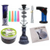 Zestaw Shisha Harry 2 węże 49cm black