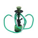 Shisha Jacob 2 węże 33cm blue