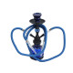 Zestaw Shisha Jacob 2 węże 33cm blue