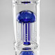 Bongo szklane The Skyscraper Blue Ice Bong 4x8-Arm