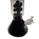 Bongo Black Leaf Multi-Level-Bong Black 35,5cm