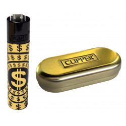 Zapalniczka Clipper Metal Dollar Black Box