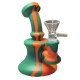 Bongo silikon 13cm Green Orange