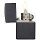 Zippo Black Matte plus Benzyna 125ml Knot Kamienie