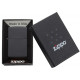 Zippo Black Matte plus Benzyna 125ml Knot Kamienie