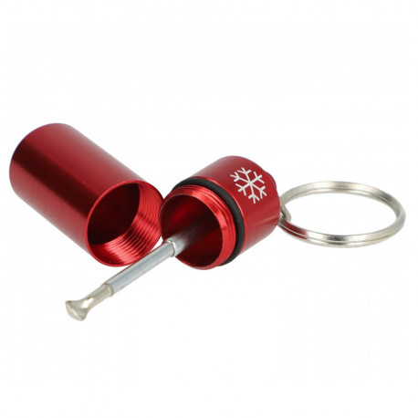 Pojemnik na tabakę metalowy Snow Caddy Oval Red