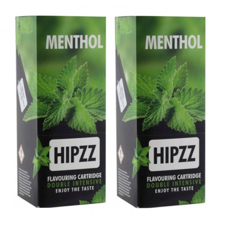 40 x Hipzz Karta aromatyzująca do papierosów Menthol mięta