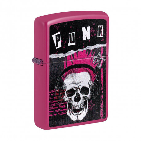 Zapalniczka Zippo benzynowa Pink Punk Skull