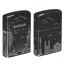 Zapalniczka Zippo benzynowa Warszawa Black